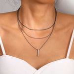 Elegant Flerlags Halskjede i Gull - Minimalistisk Smykke for Kvinner 5785203