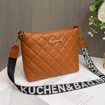 Liten Messenger Bag for Kvinner Brun