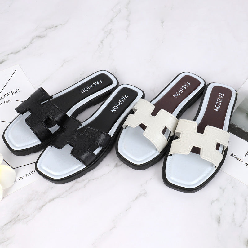 Sandaler Dame – Flate Sommertøfler med Myk Såle
