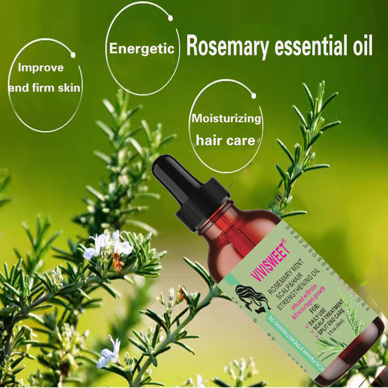 Rosemary Mint Hodebunnspleie Essensiell Olje for Bedre Hårvekst