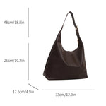 Trendy hobo veske – stor kapasitet skulderveske i PU