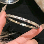 Armbånd Dame Sett - Glitrende Zirkon i Rustfritt Stål 1-5 Deler Sliver Color E