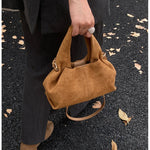 Crossbody-veske dame – Retro skulderveske med magnetlås | Bucket-design
