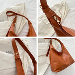 Trendy hobo veske – stor kapasitet skulderveske i PU