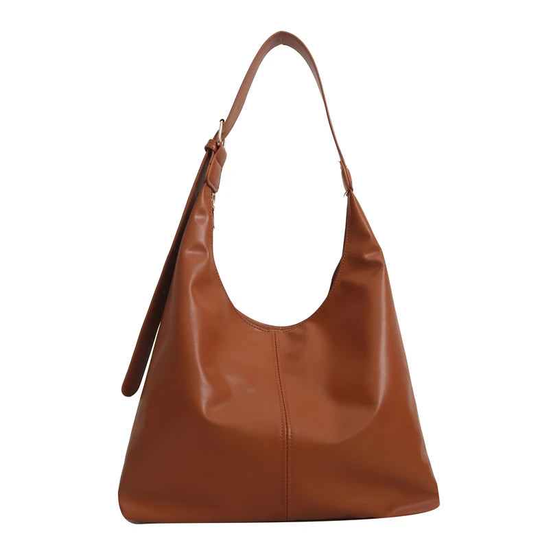 Trendy hobo veske – stor kapasitet skulderveske i PU