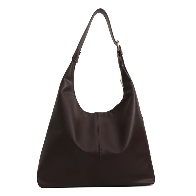 Trendy hobo veske – stor kapasitet skulderveske i PU
