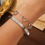3-pack gullfarget armbånd dame – Firekløver & trendy design