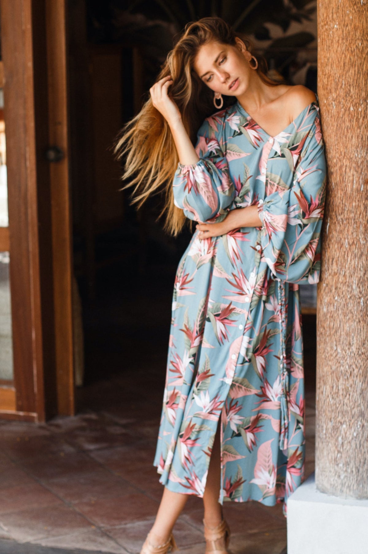 Sunday Wish Kaftan Gown (Sale) - Trendyglobal 