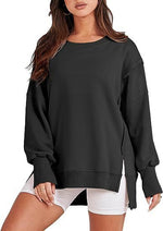 Sweatshirt For Damer - Genser Med Rund Hals, Lange Ermer - Trendyglobal 