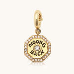 18K Gull Halskjede med Zirkonia Anheng - Elegant Smykke Sparkling Crystal Pendant