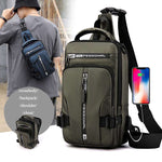 Crossbody Bags Men Multifunctional Backpack Shoulder Chest Bags - Trendyglobal 