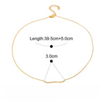 18K Gullbelagt Firkløver Halskjede med Zirkonia - Lykke Symbol Necklace B