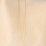 18K Gull Halskjede med Zirkonia Anheng - Elegant Smykke O-ring Chain