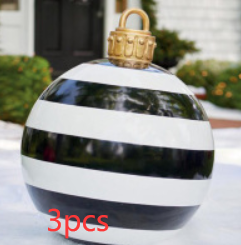 Utendørs Juleornament ball - Oppblåsbare julekuler av PVC - Trendyglobal 