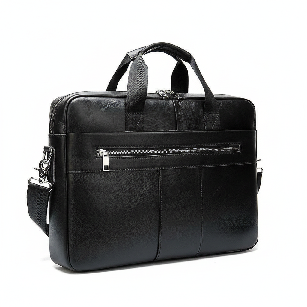 Business Veske Herre Ekte Skinn