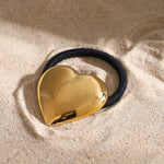 Hårsmykke Dame 18K Gullbelagt - Utsøkt Edel Hjerteformet Design