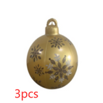 Utendørs Juleornament ball - Oppblåsbare julekuler av PVC - Trendyglobal 