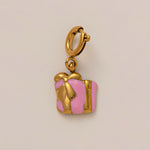 18K Gull Halskjede med Zirkonia Anheng - Elegant Smykke Gift Box Pendant