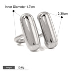 Smykkesett Dame 18K gullbelagt - Hjerte og Geometrisk Design Halskjede Øredobber Ring Style E-Ring-04