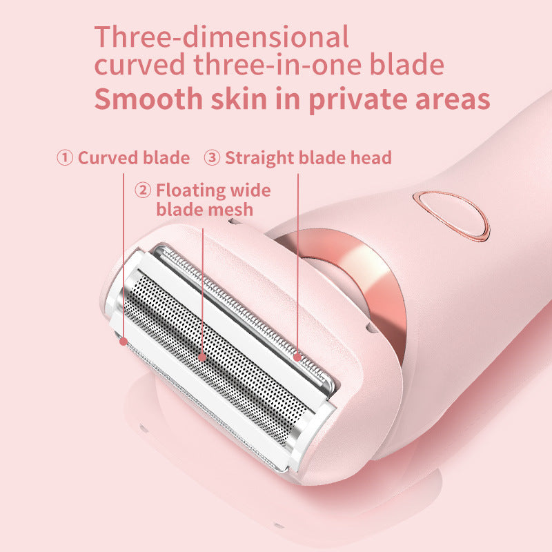 2-i-1 Hårfjerning Epilator USB Oppladbar Trimmer for Kvinner