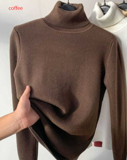 Turtleneck Vinter Genser for Kvinner - Trendyglobal 