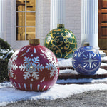 Utendørs Juleornament ball - Oppblåsbare julekuler av PVC - Trendyglobal 