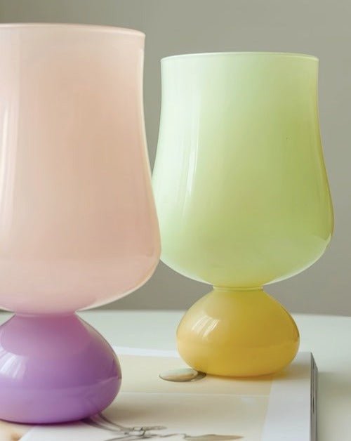 Creamy Colored Tulip Whisky Glasses Set ( $19.9 each ) - Trendyglobal 