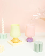 Creamy Colored Tulip Whisky Glasses Set ( $19.9 each ) - Trendyglobal 