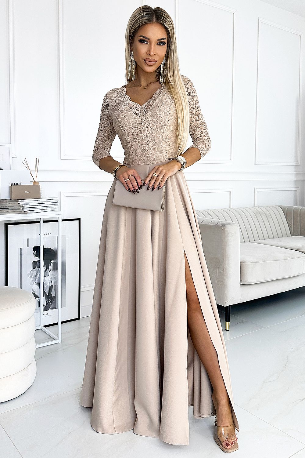 Long dress model 193523 Numoco - Trendyglobal 