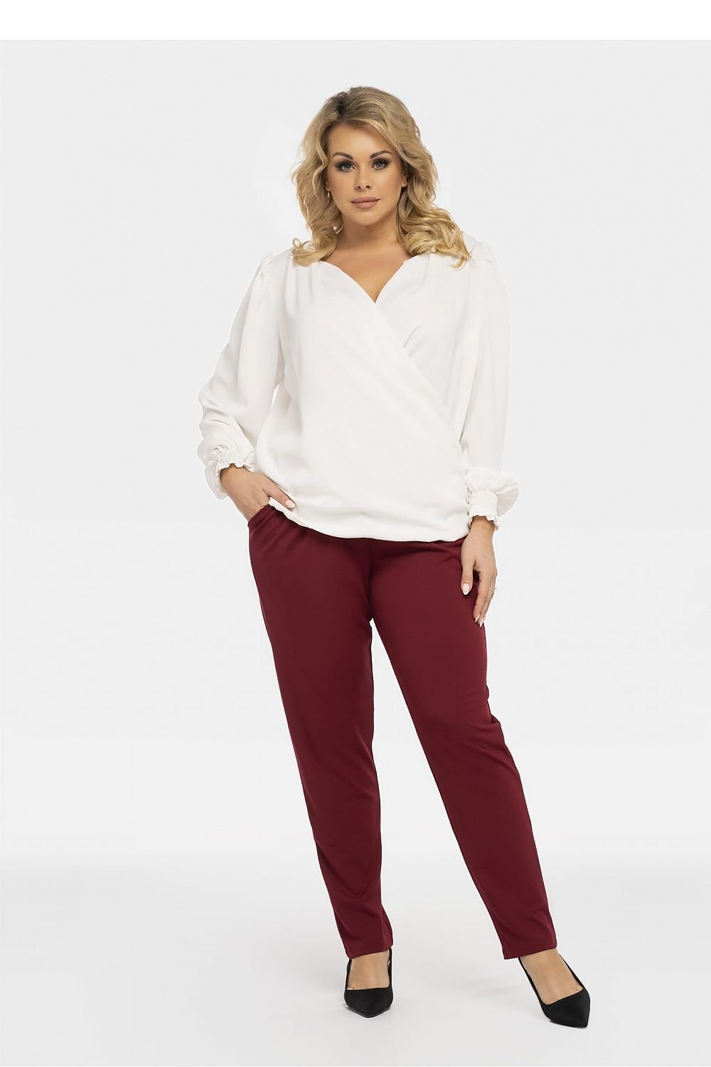 Plus size blouse model 190971 Karko - Trendyglobal 