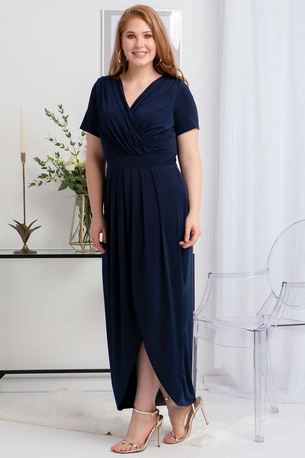 Plus size dress model 191372 Karko - Trendyglobal 