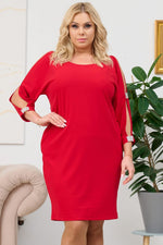 Plus size dress model 191385 Karko - Trendyglobal 