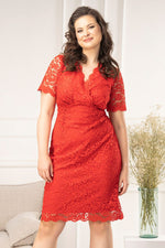 Plus size dress model 191389 Karko - Trendyglobal 