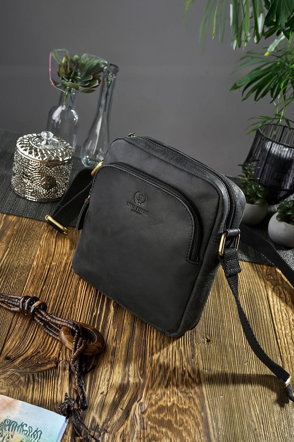 Natural leather bag model 191536 Galanter - Trendyglobal 