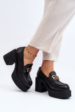 Heeled low shoes model 193930 Step in style - Trendyglobal 