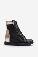 Wedge heel sneakers model 192302 Step in style - Trendyglobal 