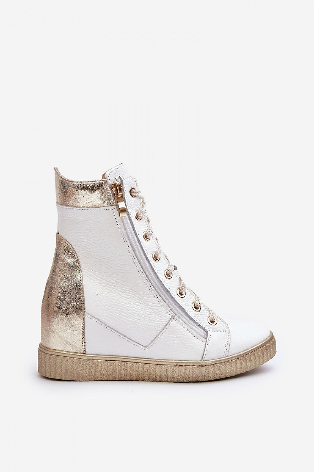 Wedge heel sneakers model 192302 Step in style - Trendyglobal 