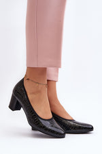 Block heel pumps model 192919 Step in style - Trendyglobal 