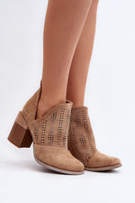 Heel boots model 193144 Step in style - Trendyglobal 