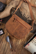 Natural leather bag model 193252 Galanter - Trendyglobal 