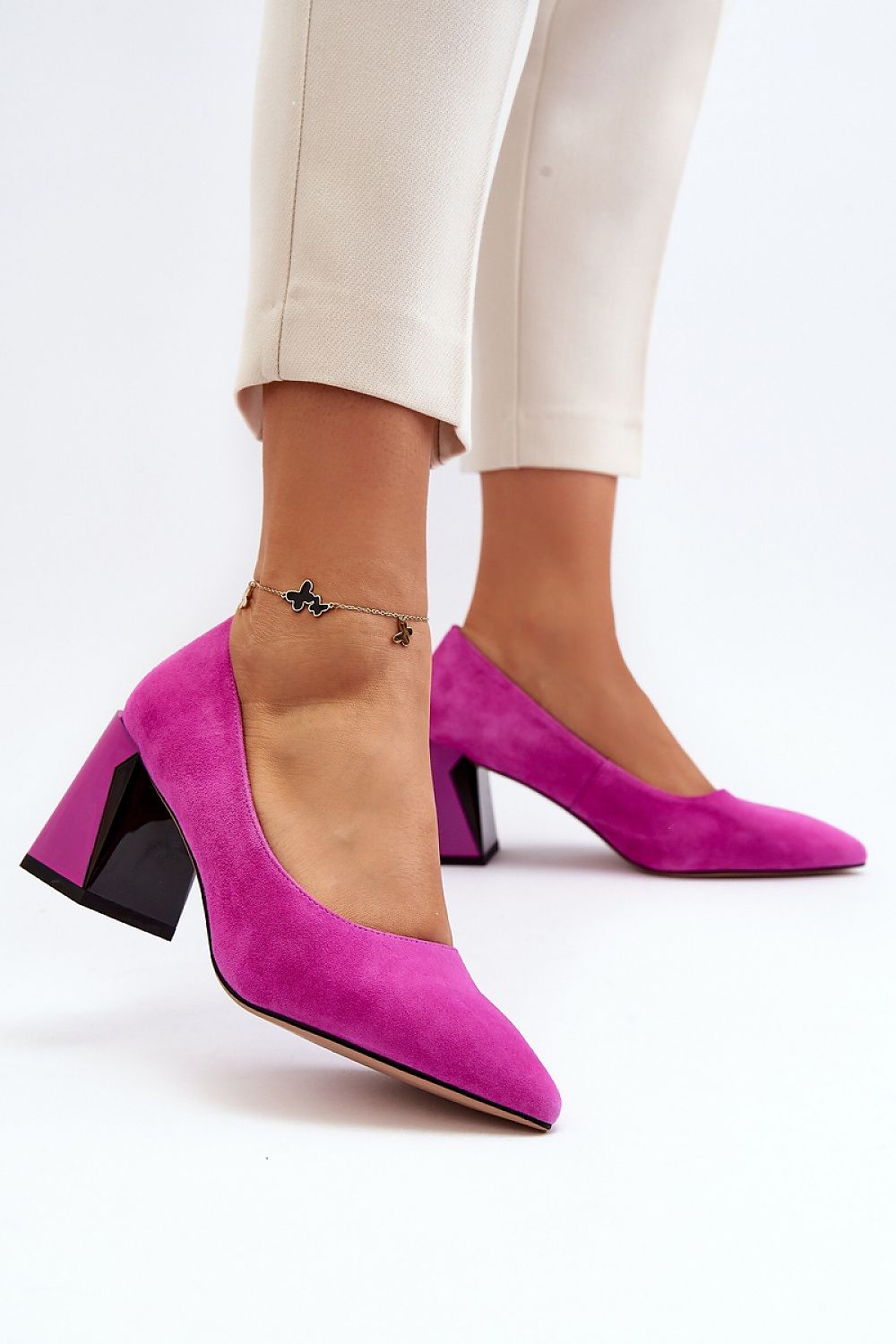 Block heel pumps model 193364 Step in style - Trendyglobal 