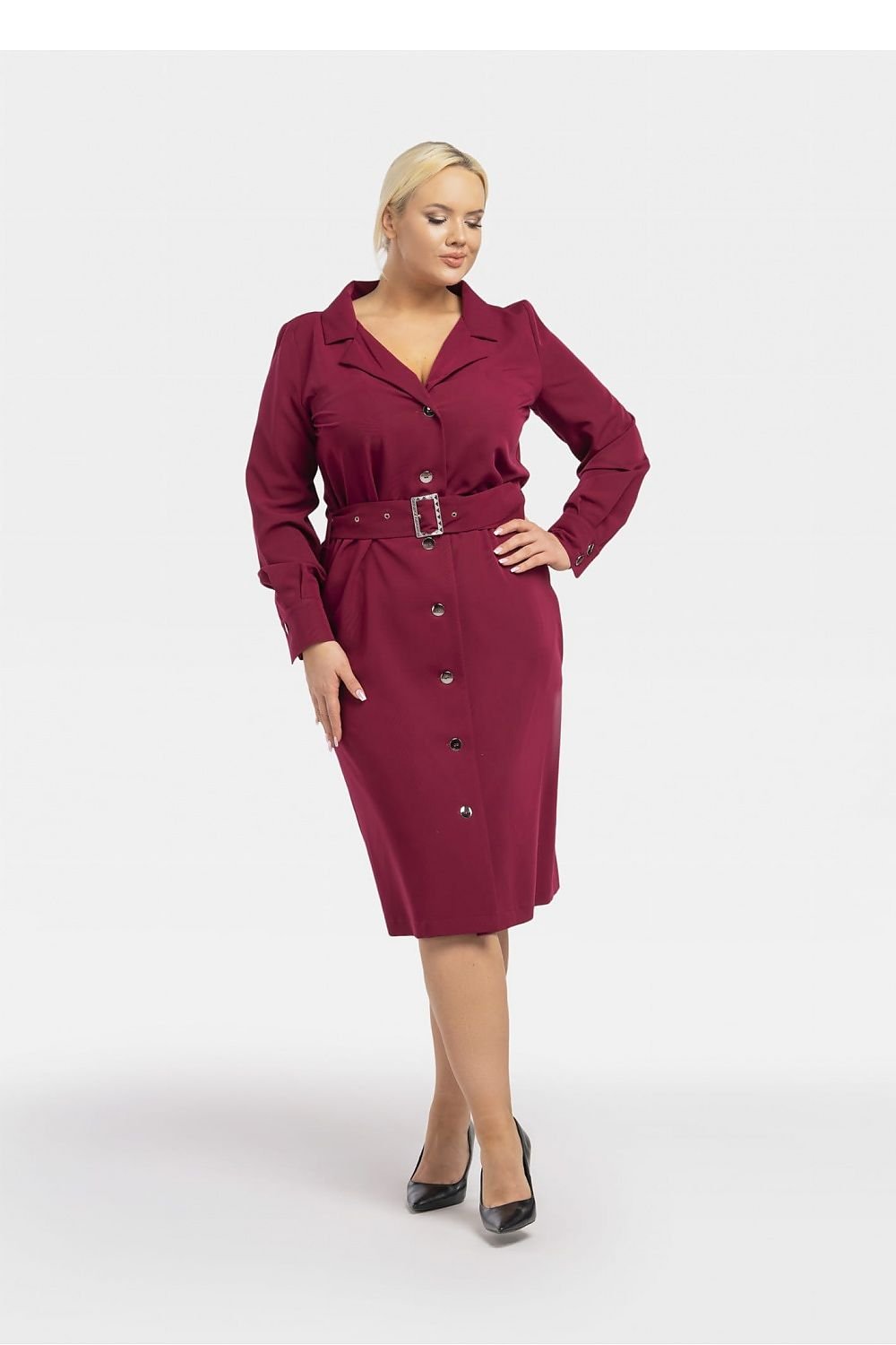 Plus size dress model 193905 Karko - Trendyglobal 