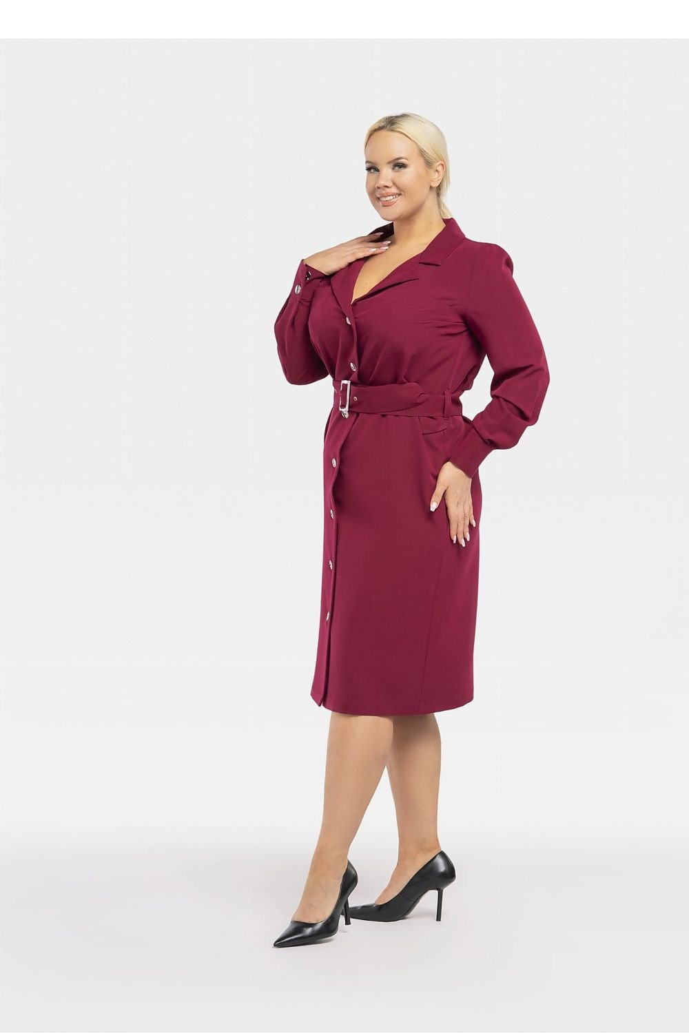 Plus size dress model 193905 Karko - Trendyglobal 