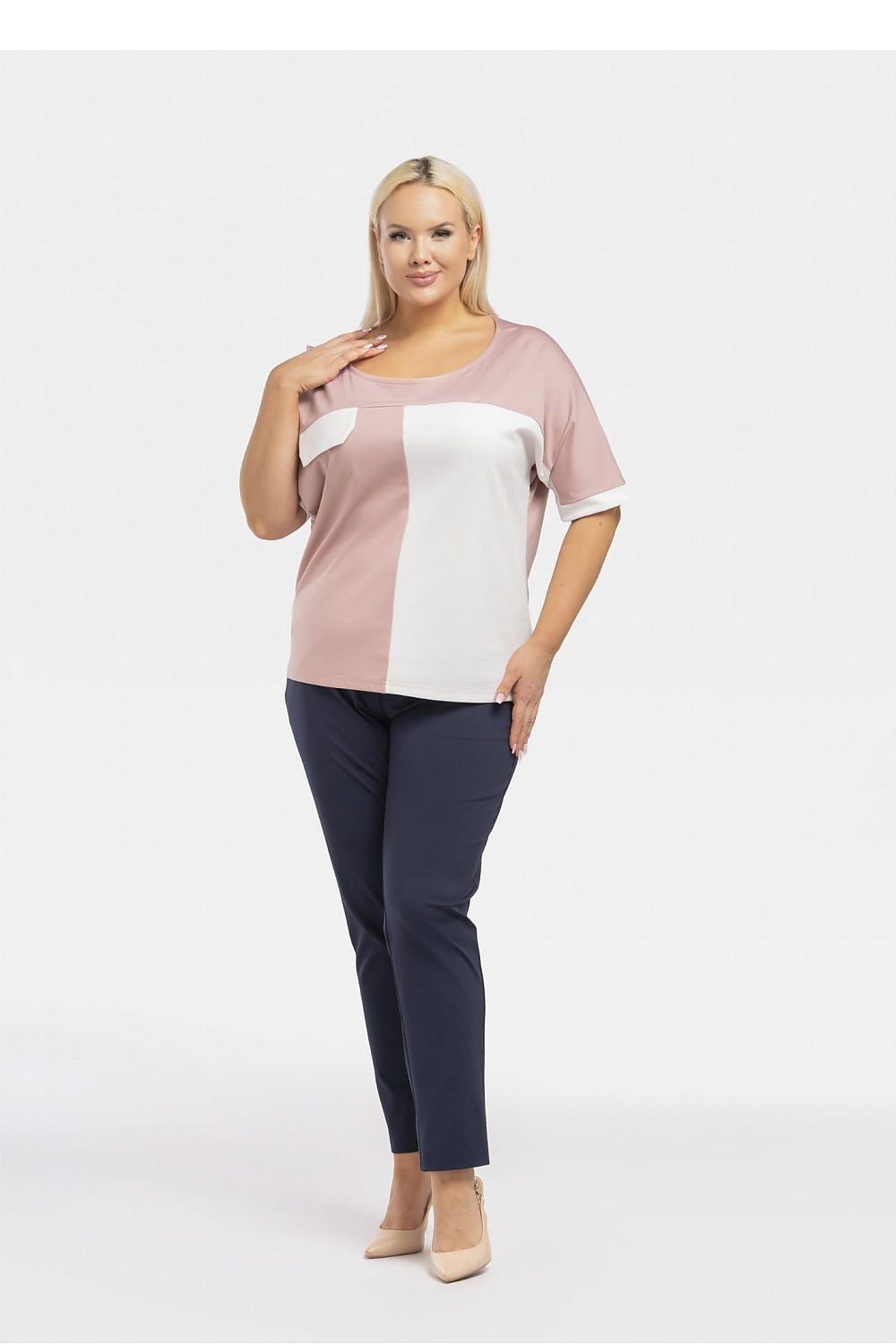 Plus size blouse model 193908 Karko - Trendyglobal 