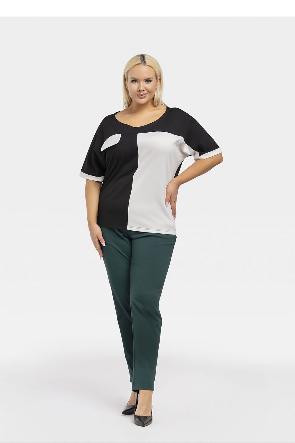 Plus size blouse model 193908 Karko - Trendyglobal 