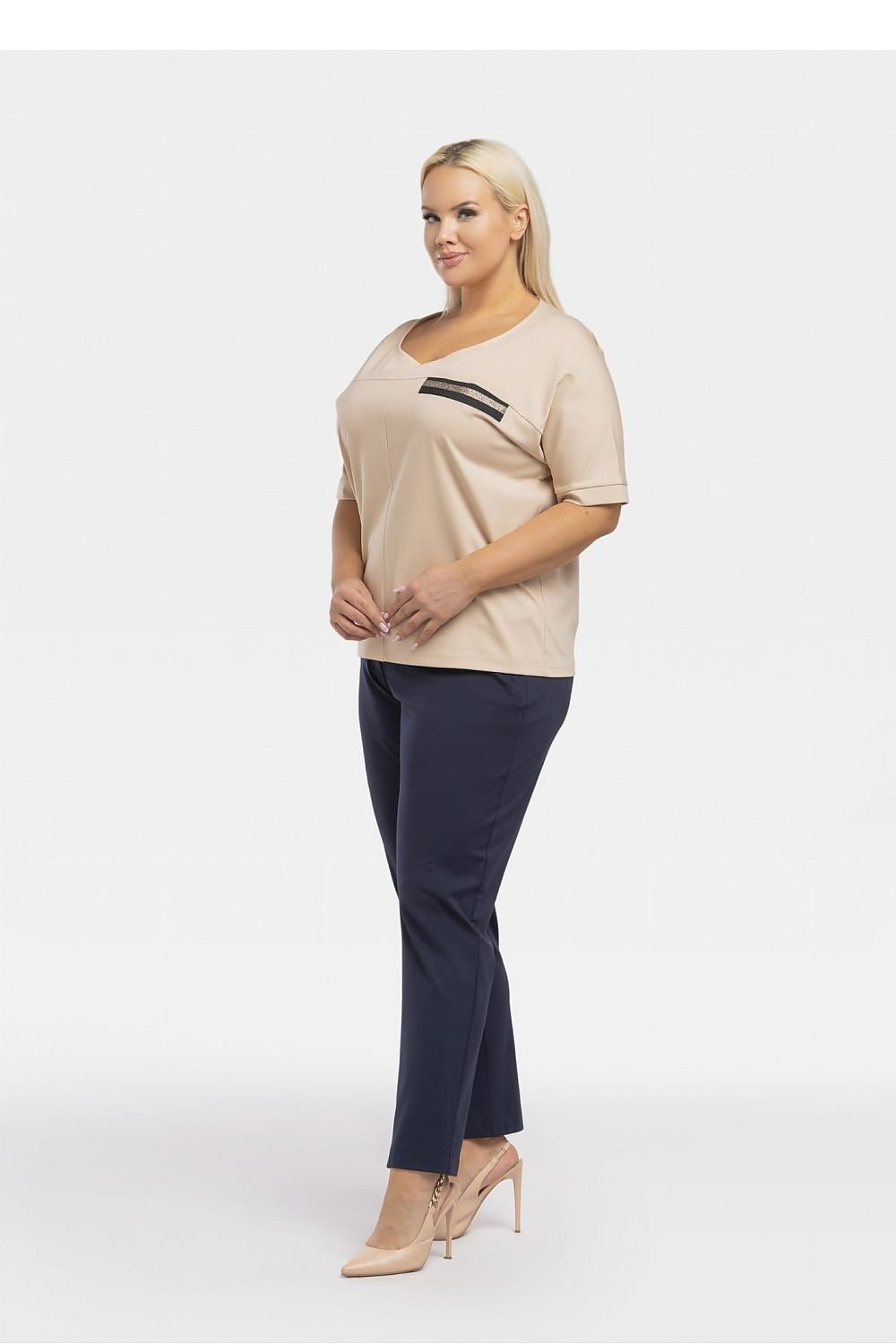 Plus size blouse model 193911 Karko - Trendyglobal 