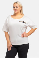 Plus size blouse model 193911 Karko - Trendyglobal 