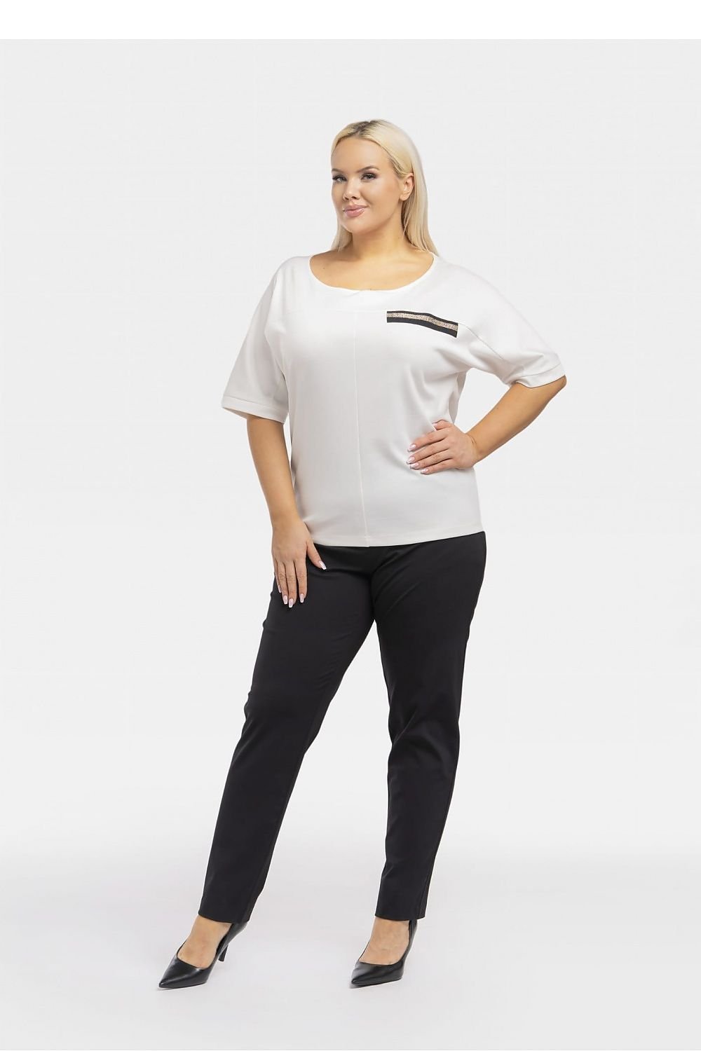 Plus size blouse model 193911 Karko - Trendyglobal 