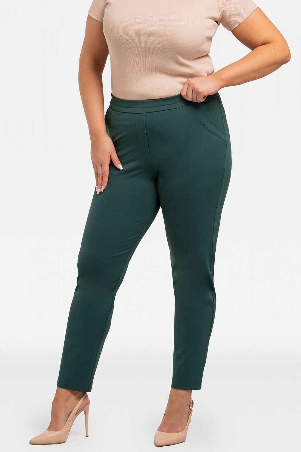 Plus size Trousers model 193917 Karko - Trendyglobal 