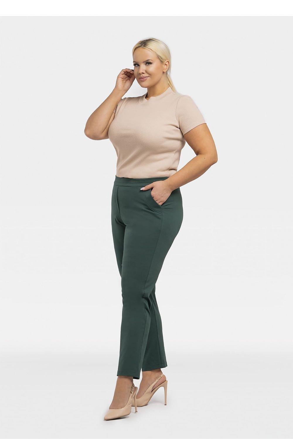 Plus size Trousers model 193917 Karko - Trendyglobal 